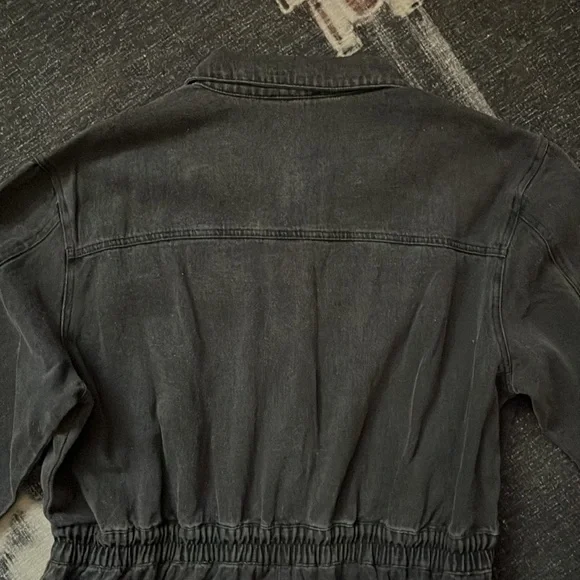 Dark Denim Jumpsuit - Picture 7 of 7